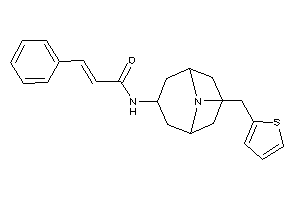 3-phenyl-N-[9-(2-thenyl)-9-azabicyclo[3.3.1]nonan-7-yl]acrylamide