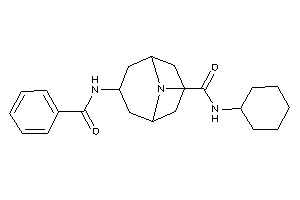 7-benzamido-N-cyclohexyl-9-azabicyclo[3.3.1]nonane-9-carboxamide