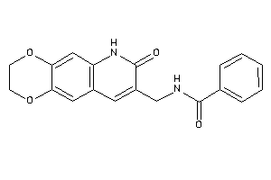 N-[(7-keto-3,6-dihydro-2H-[1,4]dioxino[2,3-g]quinolin-8-yl)methyl]benzamide