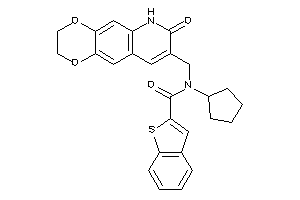 N-cyclopentyl-N-[(7-keto-3,6-dihydro-2H-[1,4]dioxino[2,3-g]quinolin-8-yl)methyl]benzothiophene-2-carboxamide