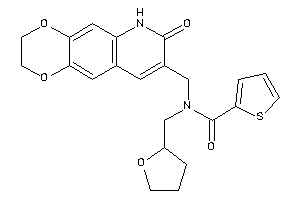 N-[(7-keto-3,6-dihydro-2H-[1,4]dioxino[2,3-g]quinolin-8-yl)methyl]-N-(tetrahydrofurfuryl)thiophene-2-carboxamide