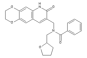 N-[(7-keto-3,6-dihydro-2H-[1,4]dioxino[2,3-g]quinolin-8-yl)methyl]-N-(tetrahydrofurfuryl)benzamide