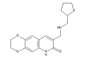 8-[(tetrahydrofurfurylamino)methyl]-3,6-dihydro-2H-[1,4]dioxino[2,3-g]quinolin-7-one