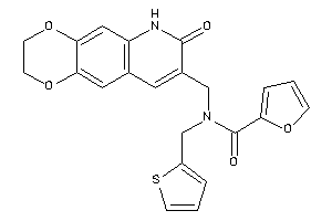 N-[(7-keto-3,6-dihydro-2H-[1,4]dioxino[2,3-g]quinolin-8-yl)methyl]-N-(2-thenyl)-2-furamide