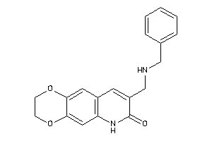 8-[(benzylamino)methyl]-3,6-dihydro-2H-[1,4]dioxino[2,3-g]quinolin-7-one