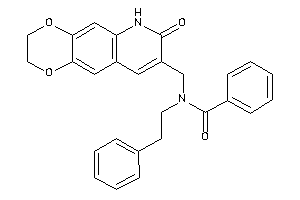 N-[(7-keto-3,6-dihydro-2H-[1,4]dioxino[2,3-g]quinolin-8-yl)methyl]-N-phenethyl-benzamide