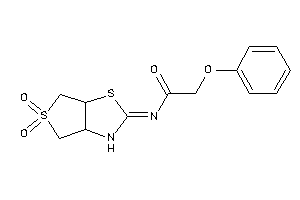 Image of N-(5,5-diketo-3a,4,6,6a-tetrahydro-3H-thieno[3,4-d]thiazol-2-ylidene)-2-phenoxy-acetamide