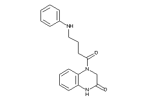 4-(4-anilinobutanoyl)-1,3-dihydroquinoxalin-2-one