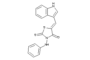 3-anilino-5-(1H-indol-3-ylmethylene)-2-thioxo-thiazolidin-4-one