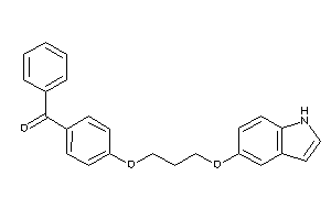 [4-[3-(1H-indol-5-yloxy)propoxy]phenyl]-phenyl-methanone