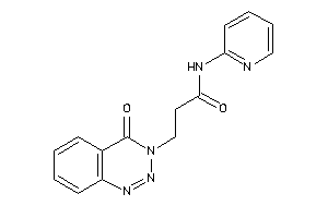 3-(4-keto-1,2,3-benzotriazin-3-yl)-N-(2-pyridyl)propionamide