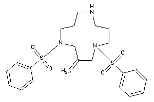 1,5-dibesyl-3-methylene-1,5,9-triazacyclododecane