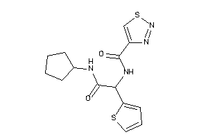 N-[2-(cyclopentylamino)-2-keto-1-(2-thienyl)ethyl]thiadiazole-4-carboxamide