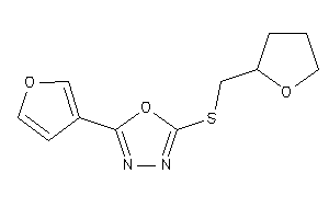 2-(3-furyl)-5-(tetrahydrofurfurylthio)-1,3,4-oxadiazole