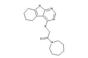 1-(azepan-1-yl)-2-(5,6,7,8-tetrahydrobenzothiopheno[2,3-d]pyrimidin-4-ylthio)ethanone