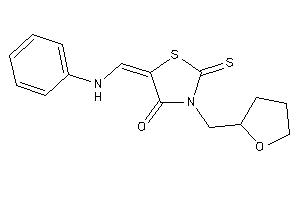 5-(anilinomethylene)-3-(tetrahydrofurfuryl)-2-thioxo-thiazolidin-4-one