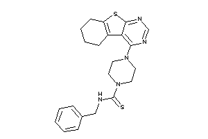 N-benzyl-4-(5,6,7,8-tetrahydrobenzothiopheno[2,3-d]pyrimidin-4-yl)piperazine-1-carbothioamide