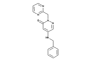 5-(benzylamino)-2-(2-pyrimidylmethyl)pyridazin-3-one