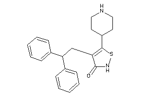4-(2,2-diphenylethyl)-5-(4-piperidyl)-4-isothiazolin-3-one
