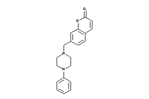 7-[(4-phenylpiperazino)methyl]coumarin