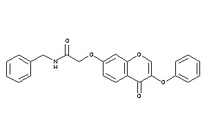 N-benzyl-2-(4-keto-3-phenoxy-chromen-7-yl)oxy-acetamide