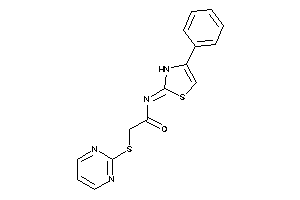 N-(4-phenyl-4-thiazolin-2-ylidene)-2-(2-pyrimidylthio)acetamide