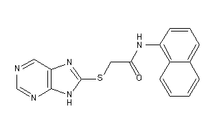 N-(1-naphthyl)-2-(9H-purin-8-ylthio)acetamide