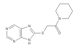 1-piperidino-2-(9H-purin-8-ylthio)ethanone