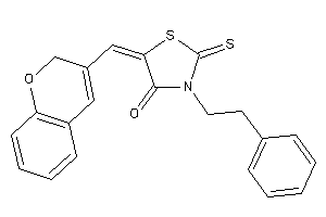 5-(2H-chromen-3-ylmethylene)-3-phenethyl-2-thioxo-thiazolidin-4-one