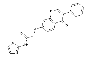 2-(4-keto-3-phenyl-chromen-7-yl)oxy-N-thiazol-2-yl-acetamide