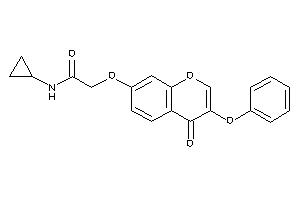 N-cyclopropyl-2-(4-keto-3-phenoxy-chromen-7-yl)oxy-acetamide