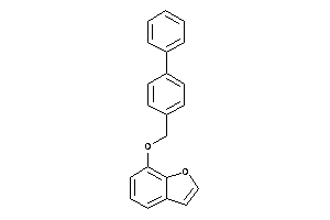 7-(4-phenylbenzyl)oxybenzofuran