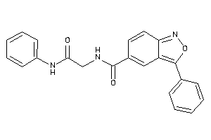 N-(2-anilino-2-keto-ethyl)-3-phenyl-anthranil-5-carboxamide