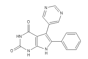 6-phenyl-5-(5-pyrimidyl)-1,7-dihydropyrrolo[2,3-d]pyrimidine-2,4-quinone