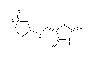 Image of 5-[[(1,1-diketothiolan-3-yl)amino]methylene]-2-thioxo-thiazolidin-4-one