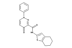 4-keto-1-phenyl-N-(4,5,6,7-tetrahydrobenzothiophen-2-yl)pyridazine-3-carboxamide