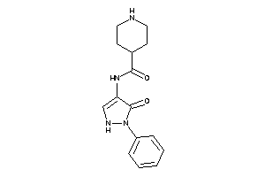 N-(5-keto-1-phenyl-3-pyrazolin-4-yl)isonipecotamide