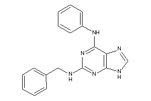 (6-anilino-9H-purin-2-yl)-benzyl-amine