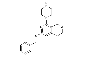 6-(benzylthio)-8-piperazino-3,4-dihydro-1H-pyrano[3,4-c]pyridine