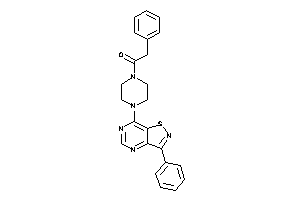2-phenyl-1-[4-(3-phenylisothiazolo[4,5-d]pyrimidin-7-yl)piperazino]ethanone