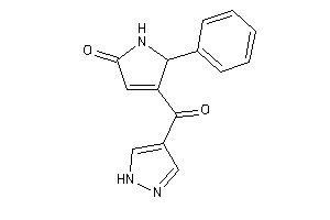 5-phenyl-4-(1H-pyrazole-4-carbonyl)-3-pyrrolin-2-one