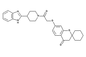 7-[2-[4-(1H-benzimidazol-2-yl)piperidino]-2-keto-ethoxy]spiro[chroman-2,1'-cyclohexane]-4-one