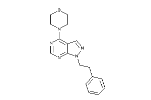 4-(1-phenethylpyrazolo[3,4-d]pyrimidin-4-yl)morpholine