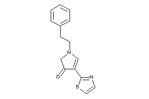 1-phenethyl-4-thiazol-2-yl-2-pyrrolin-3-one