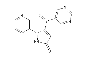 5-(3-pyridyl)-4-(pyrimidine-5-carbonyl)-3-pyrrolin-2-one