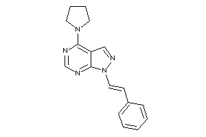 4-pyrrolidino-1-styryl-pyrazolo[3,4-d]pyrimidine