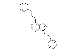 Phenethyl-(1-phenethylpyrazolo[3,4-d]pyrimidin-4-yl)amine