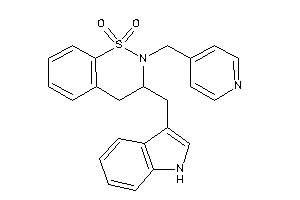 3-(1H-indol-3-ylmethyl)-2-(4-pyridylmethyl)-3,4-dihydrobenzo[e]thiazine 1,1-dioxide