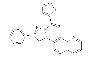 2-furyl-(3-phenyl-5-quinoxalin-6-yl-2-pyrazolin-1-yl)methanone