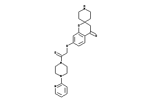 Image of 7-[2-keto-2-[4-(2-pyridyl)piperazino]ethoxy]spiro[chroman-2,4'-piperidine]-4-one